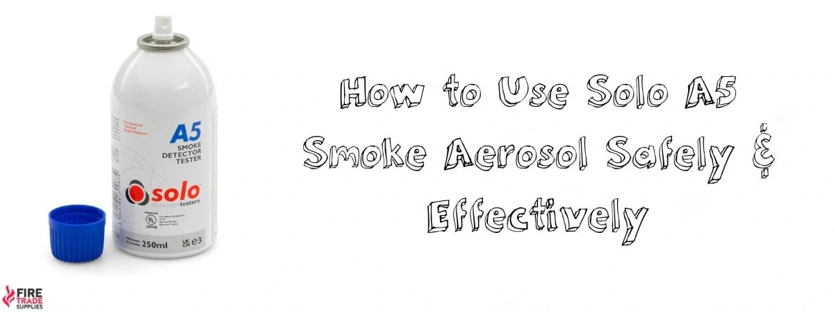 How to Use Solo A5 Smoke Aerosol Safely & Effectively - Fire Trade Supplies