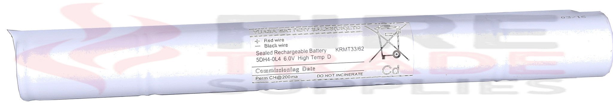 4DH4-OT4 4D Stick Cell 4ah 4.8v With Tags - Fire Trade Supplies