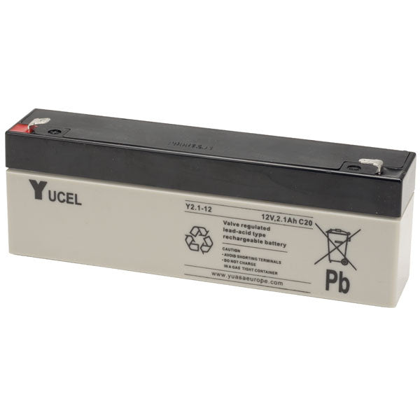 NP2.1-12 12V-2.1ah YUASA Yucel SLA Battery - Fire Trade Supplies