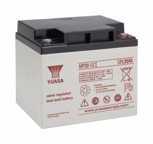 NP38-12 12 Volt 38.0Ah Yuasa NP Battery - Fire Trade Supplies