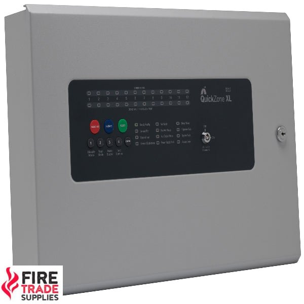 QZXL-8 Quickzone XL 8 Zone Conventional Fire Panel - Fire Trade Supplies