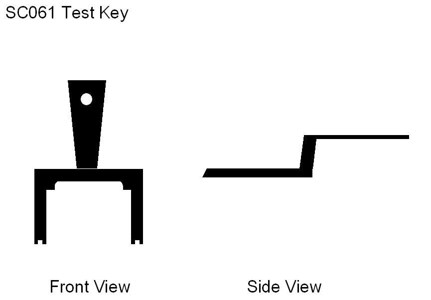 SC061 KAC Test Key (Resettable Call Point) KAC (Pack 10) - Fire Trade Supplies