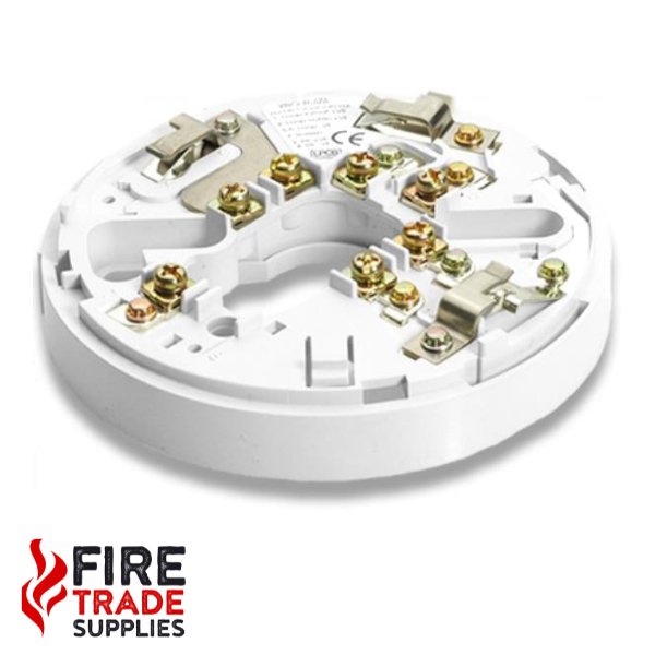 YBO-R/6PA(WHT) Conventional 2 Wire Base - White - Fire Trade Supplies