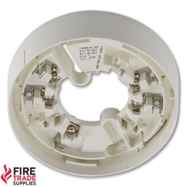 ZP7-SB1-P Ziton ZP7 Series Addressable Detector Base, Surface Mounting - Fire Trade Supplies