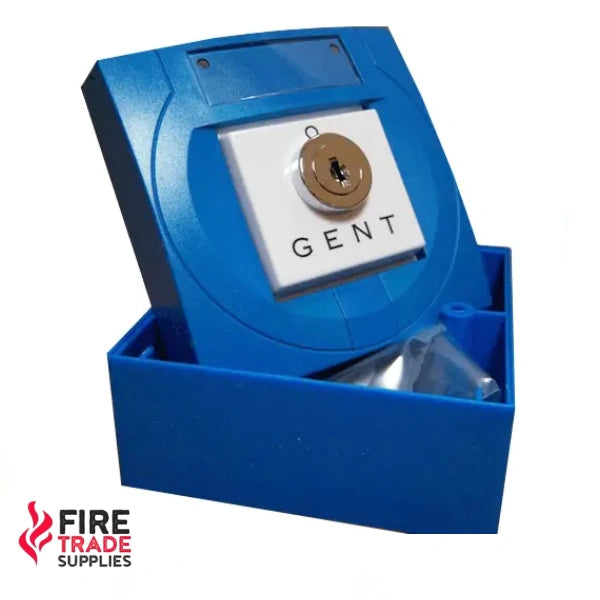 S4-34418 Gent Key Switch Interface (Single Channel) C/W Blue Enclosure