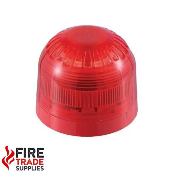 29600-323 Conventional Open-Area Sounder VID - Red Body (Red Flash) - Fire Trade Supplies