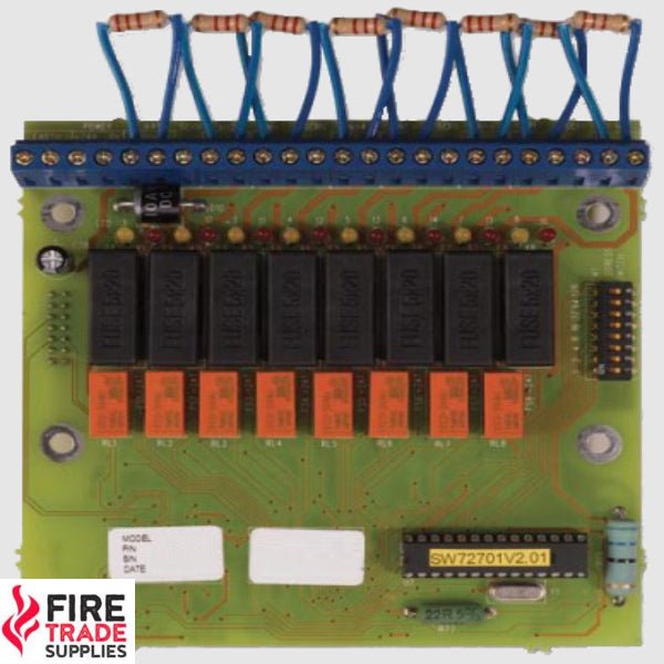 48701 ZP3AB-MA8 8 way monitored alarm driver board - Fire Trade Supplies