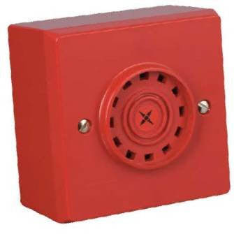 AC/R/BB/3 Fulleon Askari Compact Flush Mounted Red Sounder - Fire Trade Supplies