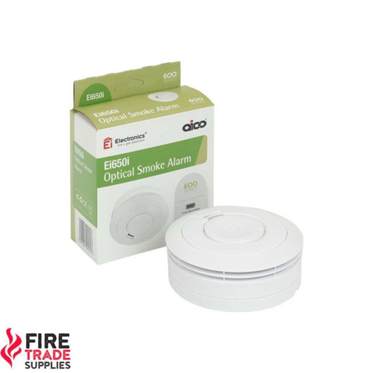 Battery Optical smoke Alarm Aico - Ei650i (600 series) - Fire Trade Supplies