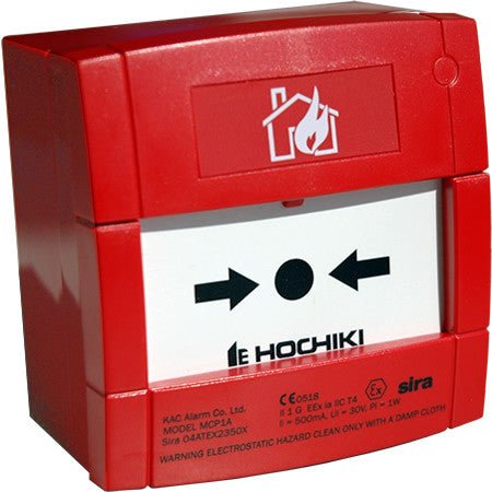 CCP-E-IS Hochiki Intrinsically Safe Conventional Manual Call Point - Fire Trade Supplies