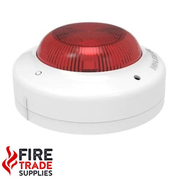 CHQ-AB(WHT) Addressable Beacon - White case, red lens (non EN54-23 compliant) - Fire Trade Supplies