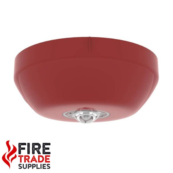 CHQ-CB(RED)/WL-15 Ceiling Beacon - Red case, white LEDs (15m) - Fire Trade Supplies