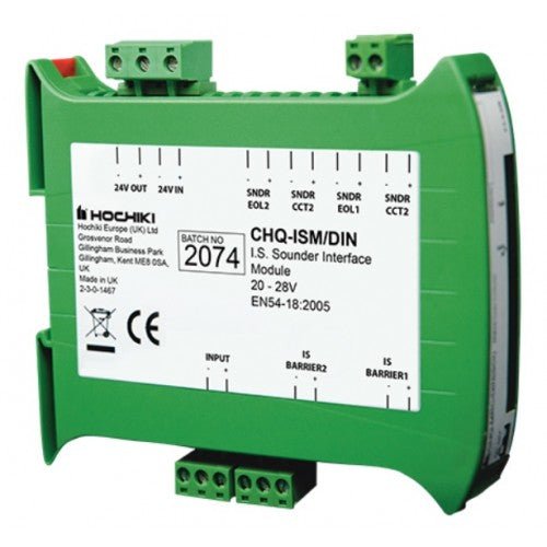 CHQ-ISM/DIN Intrinsically Safe Compatible Sounder Module - DIN Enclosure - Fire Trade Supplies
