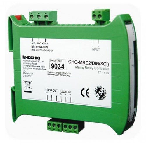 CHQ-MRC2/DIN(SCI) Mains Relay Controller DIN Enclosure with SCI - Fire Trade Supplies