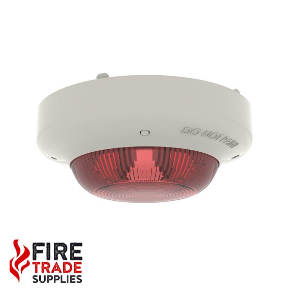 CLB-E Conventional Beacon - Ivory case, red lens (non EN54-23 compliant) - Fire Trade Supplies