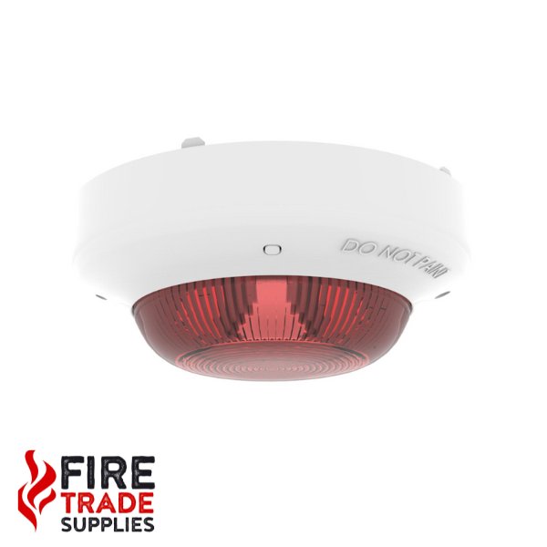 CLB-E(WHT) Conventional Beacon - White case, red lens (non EN54-23 compliant) - Fire Trade Supplies
