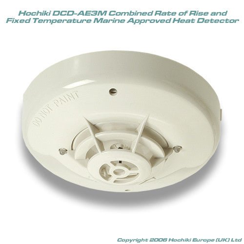DCD-AE3M Hochiki Marine Approved Combined Heat Detector FT 60C (EN Class A 1/A 1R) - Fire Trade Supplies
