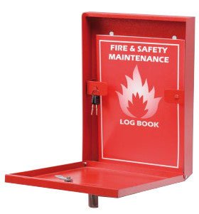 DHS/1 Red Document Box Small Metal With Lock - Fire Trade Supplies