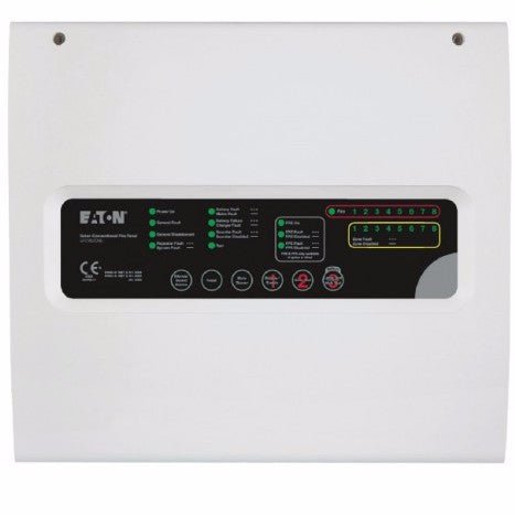 EFCV8Z-NB Eaton 8 Zone Conventional Panel - Fire Trade Supplies