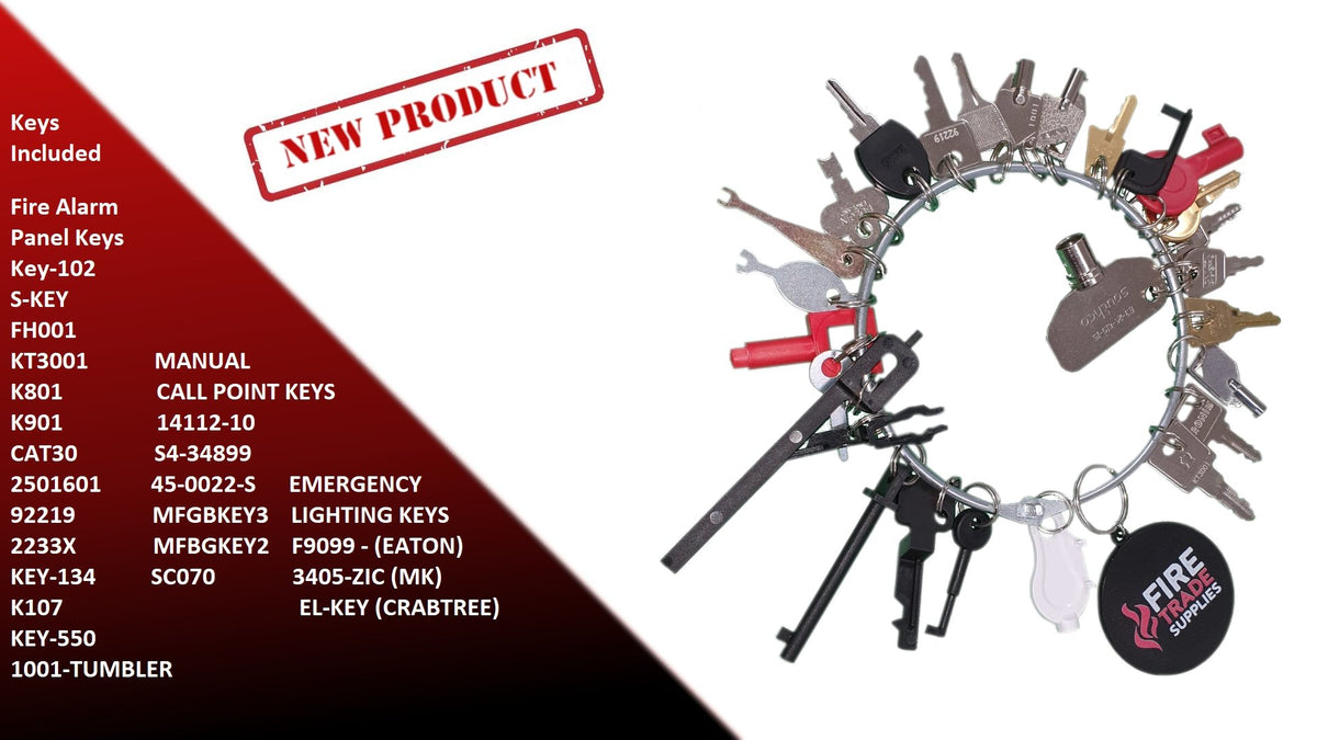 Castle Key Fire System Fire Alarm Panel Keys | Fire Trade Supplies