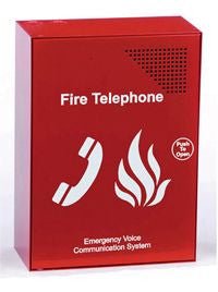 EVC301RPO Fire Telephone Disabled Refuge Outstation Push to Open Version - Fire Trade Supplies