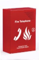EVC301RPO Red Fire Phone Outstation, Handset Push - Fire Trade Supplies