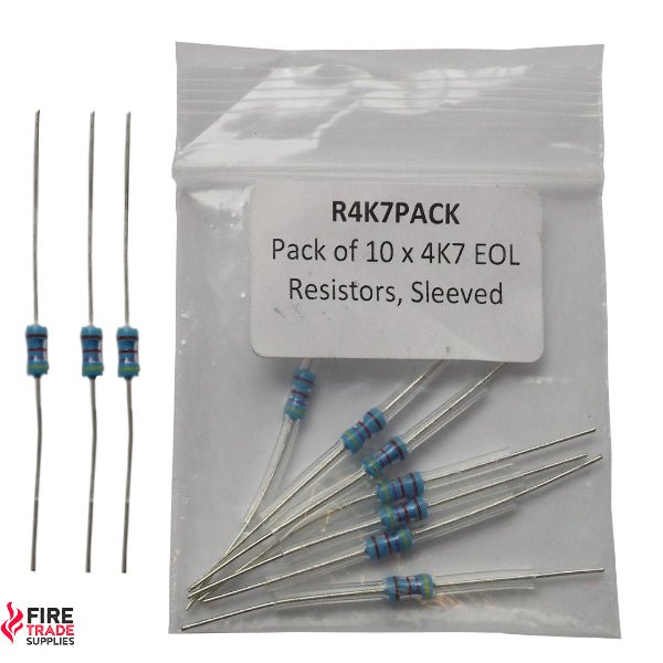 HAES 4K7 EOL Resistor Pack (10) - Fire Trade Supplies