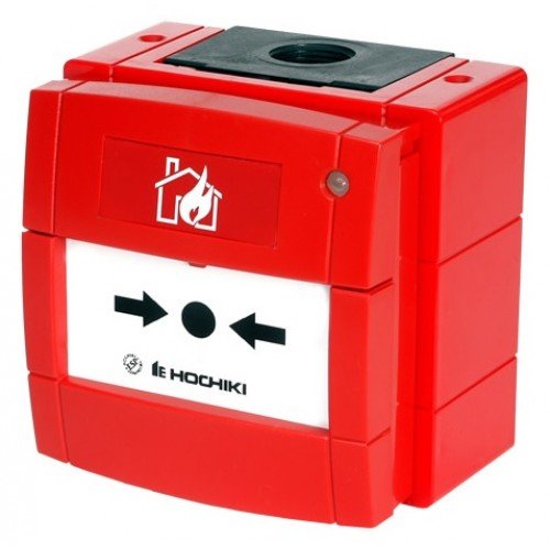 HCP-W(SCI) Weatherproof Addressable Call Point with SCI (Red) - Fire Trade Supplies