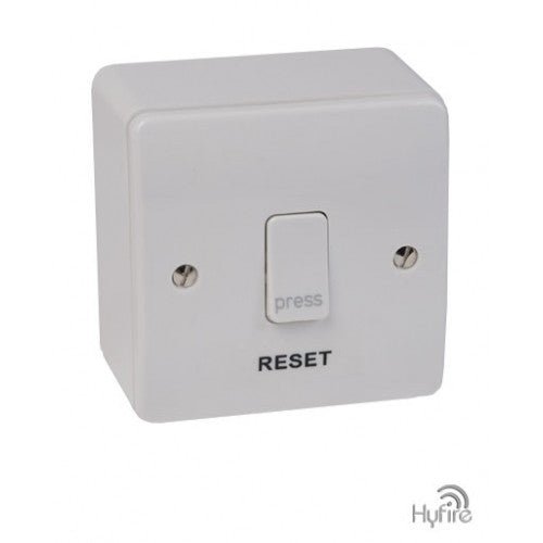 HFW-RM-01 Wireless Reset Push Button Module C/W Back Box and Batteries - Fire Trade Supplies