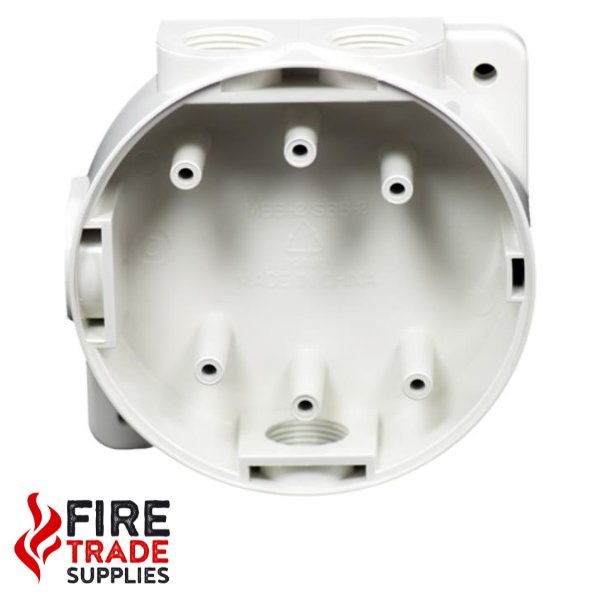 MBB-2(WHT) Marine Mounting Back Box with Glands - White - Fire Trade Supplies