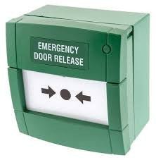 MCP3A-G000SG12 KAC Green Emergency Door Release Glass - Fire Trade Supplies