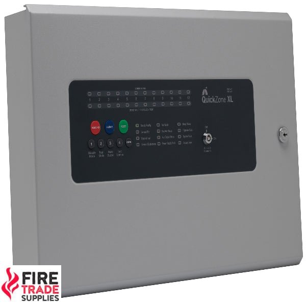 QZXL-4 Quickzone XL 4 Zone Conventional Fire Panel - Fire Trade Supplies