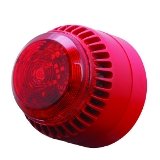 ROLPSB/SV/RL/R/S Fulleon ROLP Solista Sounder Beacon Red Shallow Base - Fire Trade Supplies