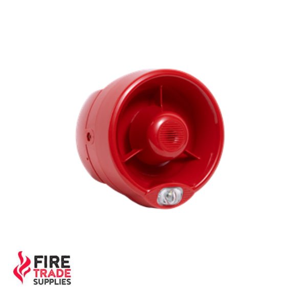 RW1500-220APO REACH Open-Area Sounder VAD Cat. W Red Body (White Flash) - Fire Trade Supplies