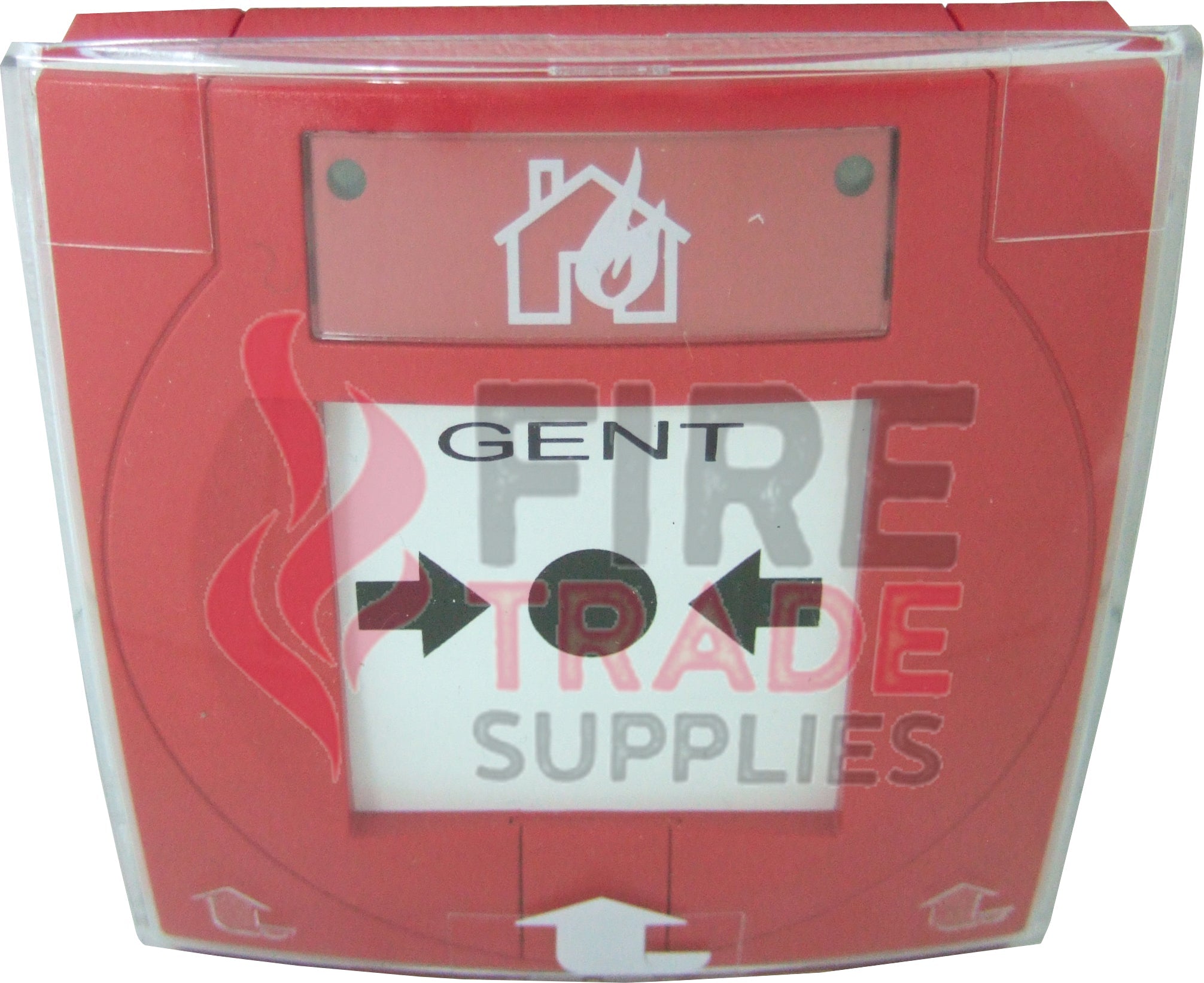 S4-34842 Vigilon Manual Call Point with Glass Element & Protective Cover (Ex Back Box) - Fire Trade Supplies