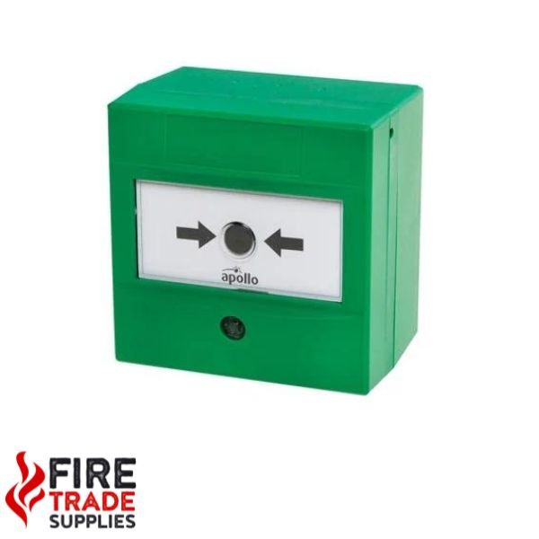 SA5900-011APO Conventional Manual Call Point - Dual Switch - Green - Fire Trade Supplies