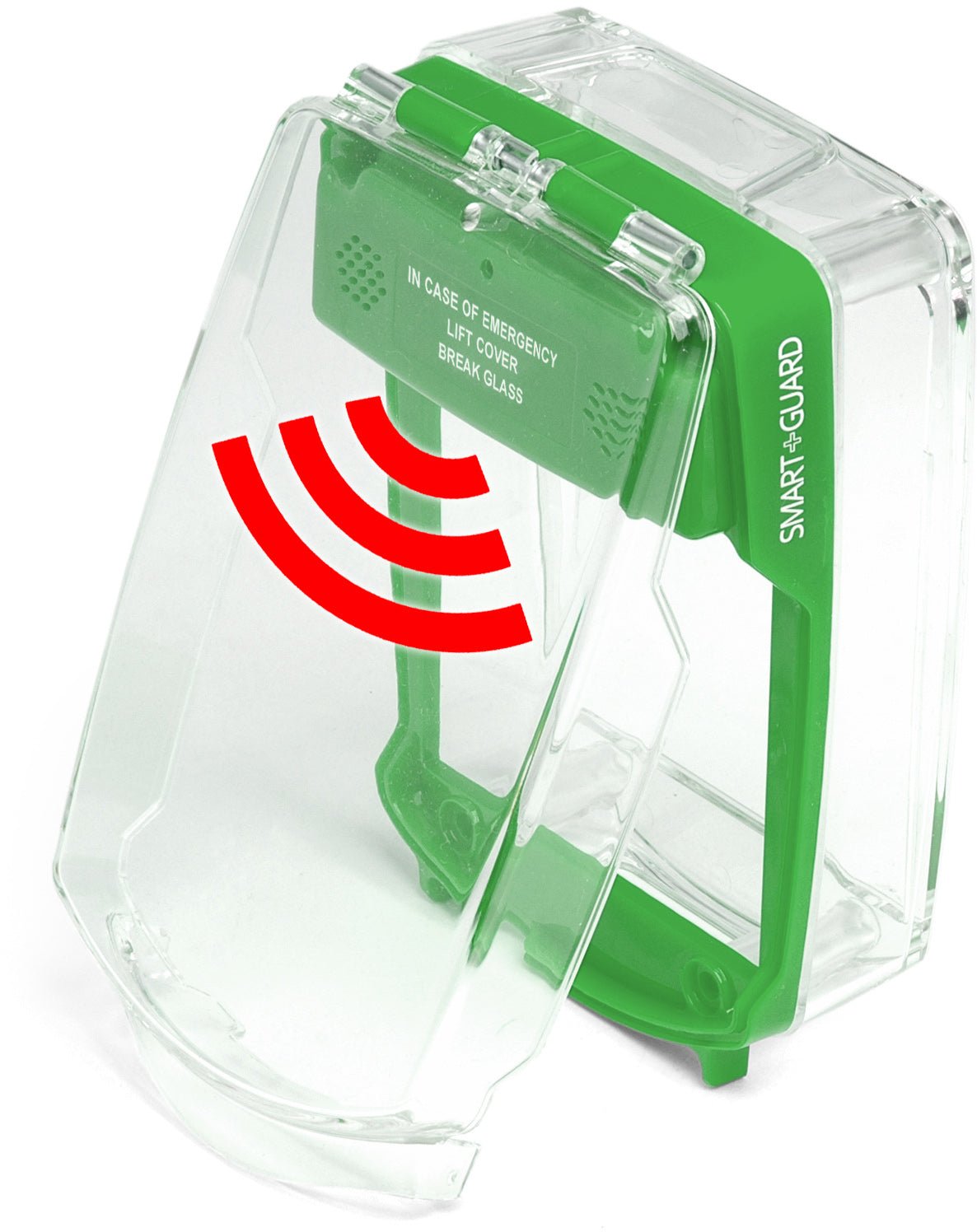 SG-SS-G Smart+Guard Call Point Cover, Surface, Sounder, GREEN - Fire Trade Supplies