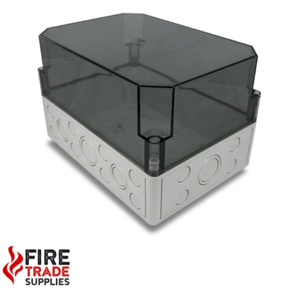 SMB-3(LID) Lid for Small DIN Mounting Box Grey - Fire Trade Supplies