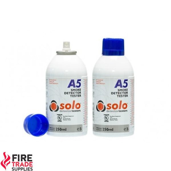 Solo A5 Smoke Detector Test Gas Canister 250ml - Fire Trade Supplies