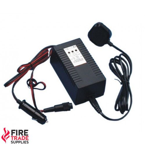 Solo Spare 726 Car Charger and 220 / 240V Mains Charger - Heat Detector Tester Accessories - Fire Trade Supplies