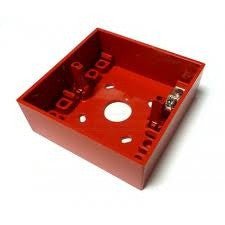 SR Hochiki Red Surface Back Box for HCP-E Call Points - Fire Trade Supplies
