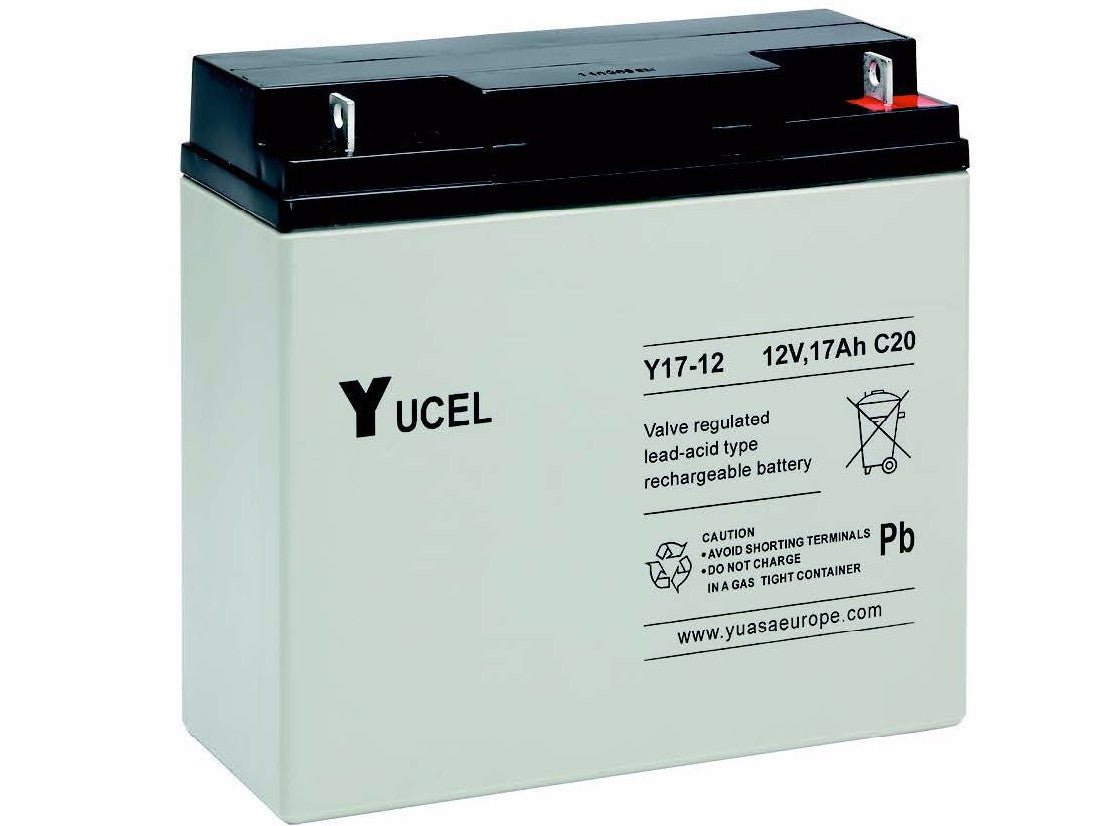 Y17-12 12V-17ah YUASA Yucel SLA Battery - Fire Trade Supplies