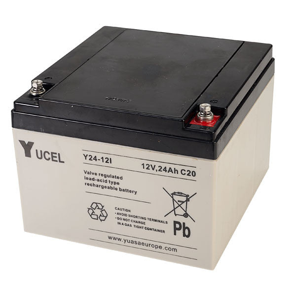 Y24-12 12V-24ah YUASA Yucel SLA Battery - Fire Trade Supplies