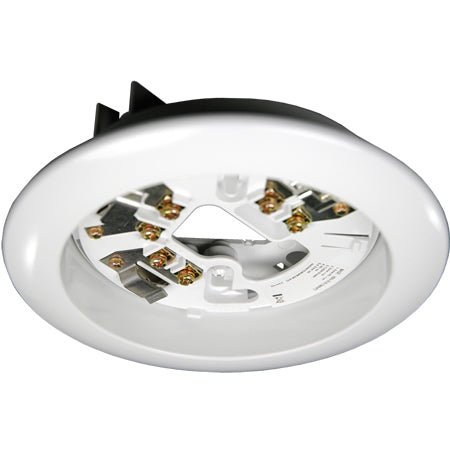 YBN-UA(WHT) Recess Adaptor for White ESP & CDX Devices (requires installation kit YYA-A) - Fire Trade Supplies