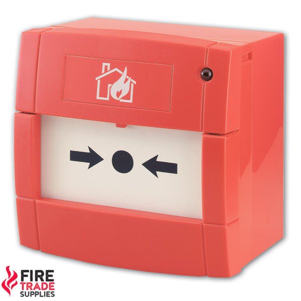 ZP785-3 - Ziton Addressable MCP, RED, Flush Mount with EN54 Marking - Fire Trade Supplies